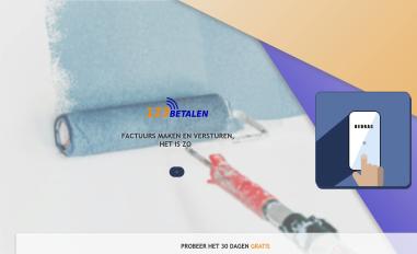 Schermafbeelding van 123betalen.com