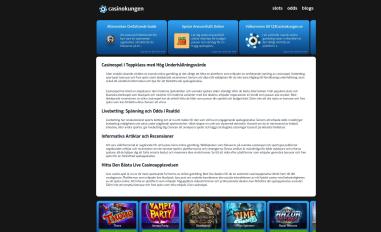 Schermafbeelding van 123casinokungen.se