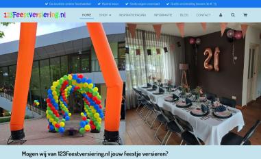Schermafbeelding van 123feestversiering.nl