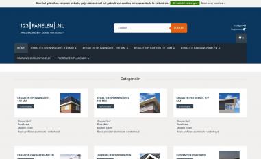 Schermafbeelding van 123panelen.nl