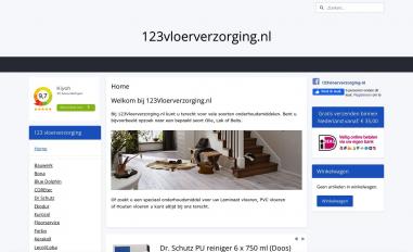 Schermafbeelding van 123vloerverzorging.nl