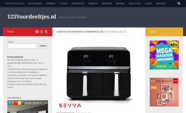 Schermafbeelding van 123voordeeltjes.nl