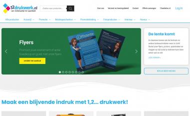 Schermafbeelding van 12drukwerk.nl