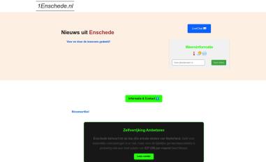Schermafbeelding van 1enschede.nl