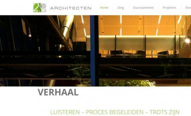 Schermafbeelding van 2.0architecten.nl