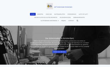 Schermafbeelding van 24-7-slotenmakeramsterdam.nl