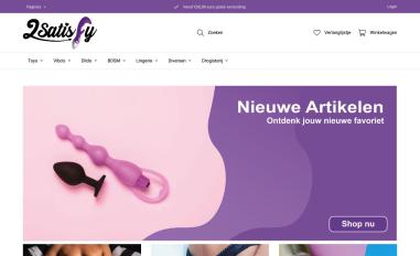 Schermafbeelding van 2satisfy.nl