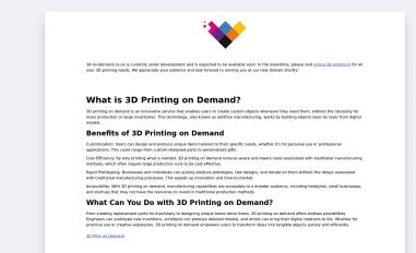 Schermafbeelding van 3d-on-demand.co.uk