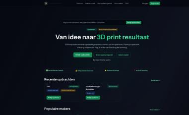 Schermafbeelding van 3dprintplaats.nl