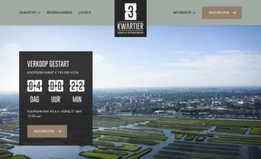 Schermafbeelding van 3kwartier.nl