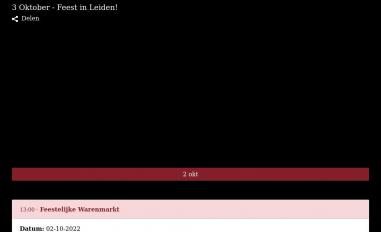 Schermafbeelding van 3oktober.nl