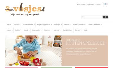 Schermafbeelding van 3vosjes.nl