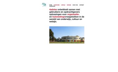 Schermafbeelding van 4advies.nl