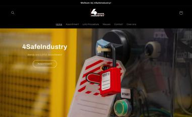 Schermafbeelding van 4safeindustry.com