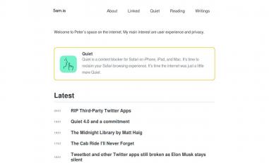 Schermafbeelding van 5am.is