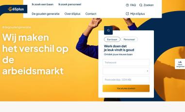 Schermafbeelding van 65plus.nl