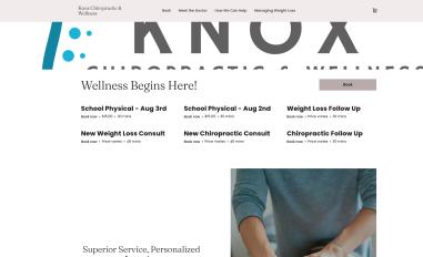 Schermafbeelding van 904knoxchiropractic.com