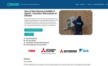 Schermafbeelding van a-klimaat.com