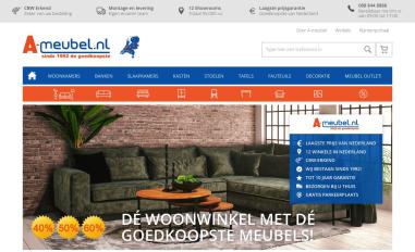 Schermafbeelding van a-meubel.nl
