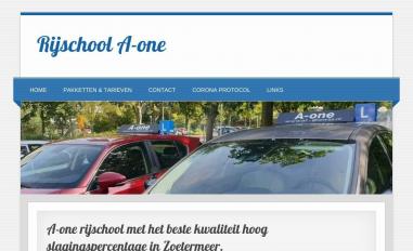 Schermafbeelding van a1-rijschool.nl
