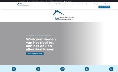 Schermafbeelding van aaloodgieter.nl