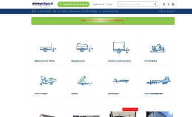 Schermafbeelding van aanhangerkopen.nl