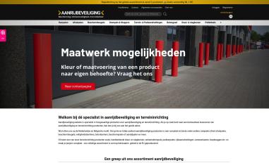 Schermafbeelding van aanrijbeveiliging.website
