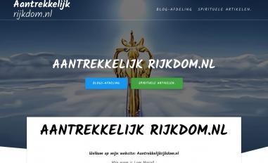 Schermafbeelding van aantrekkelijkrijkdom.nl