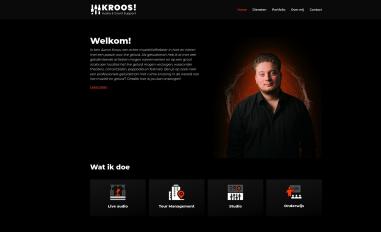 Schermafbeelding van aaronkroos.nl