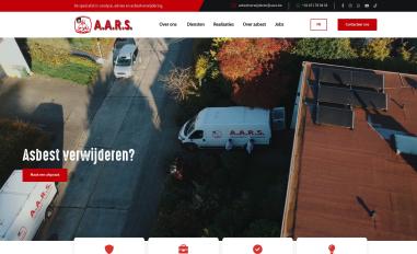 Schermafbeelding van aars.be