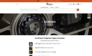 Schermafbeelding van aawheels.nl