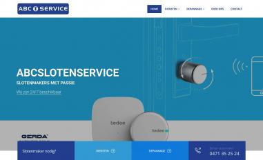 Schermafbeelding van abcslotenservice.be