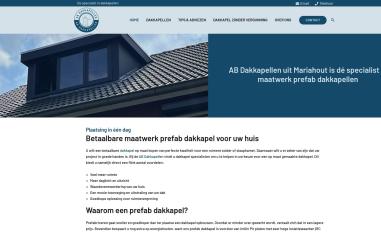 Schermafbeelding van abdakkapellen.nl