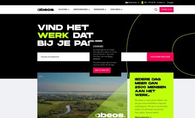 Schermafbeelding van abeos.nl