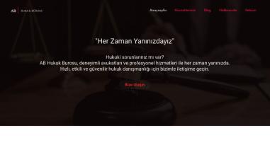 Schermafbeelding van abhukukburosu.com.tr