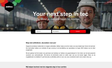 Schermafbeelding van abilitec.nl