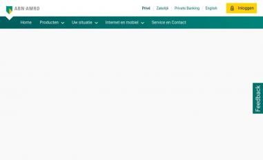 Schermafbeelding van abnamro.nl