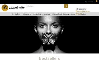 Schermafbeelding van about-arts.nl