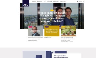 Schermafbeelding van abu.nl