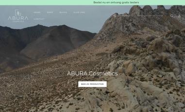 Schermafbeelding van aburacosmetics.com