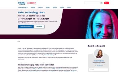 Schermafbeelding van academy.sogeti.nl