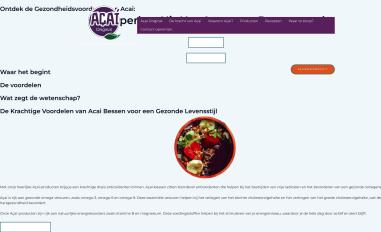 Schermafbeelding van acai-original.nl