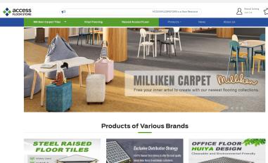 Schermafbeelding van accessfloorstore.com