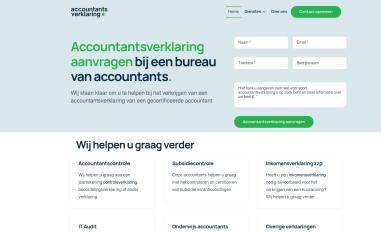 Schermafbeelding van accountantsverklaring.nl