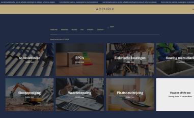 Schermafbeelding van accurix.be