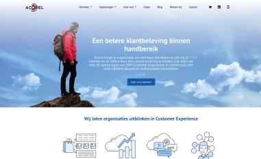 Schermafbeelding van acorel.nl