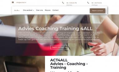 Schermafbeelding van act4all.nl