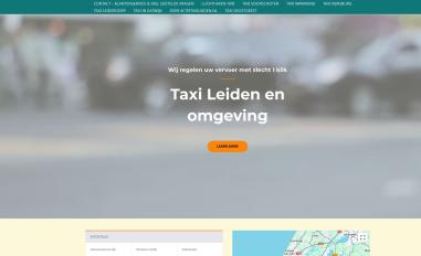 Schermafbeelding van actietaxileiden.nl