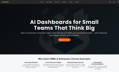 Schermafbeelding van actionlytic.com