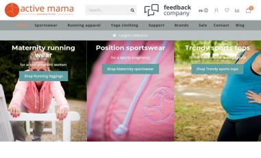 Schermafbeelding van activemama.nl